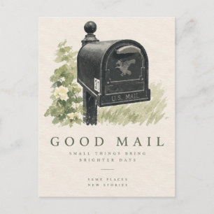 Gute Post Schneckenpost Postkarte