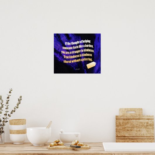 Güte - Poster (Küche)