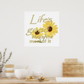 Gute POSTER-Printwerbung für das Leben Poster (Küche)