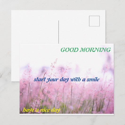 gute Postkarte (Vorne/Hinten)