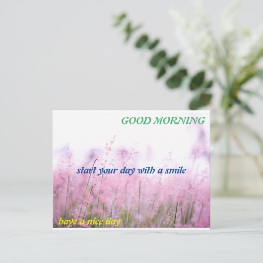 gute Postkarte (Stehend Vorderseite)