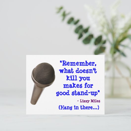 Gute Postkarte (Stehend Vorderseite)