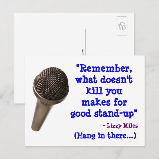 Gute Postkarte (Vorne/Hinten)