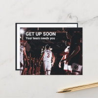 Gute Postkarte: Ihr Team braucht Sie