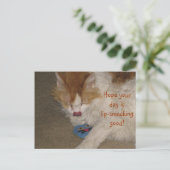 Gute Postkarte mit Lip-smacking (Stehend Vorderseite)