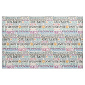 gute Probleme Typografie Stoff (Fat Quarter (45,7 x 55,9 cm))