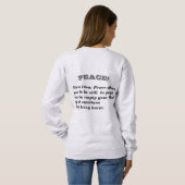 Gute Qualität mit einem weichen Gefühl und perfekt Sweatshirt (Schwarz voll)