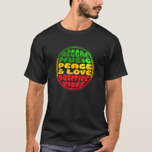 Gute Rastafari-Musik-Vibes Nur Rasta Jamaika Regga T-Shirt