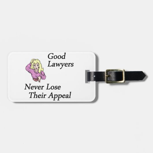 Gute Rechtsanwälte Gepäckanhänger (Vorderseite horizontal)