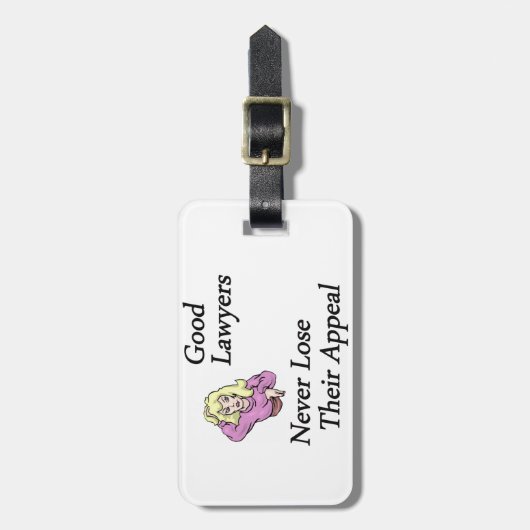 Gute Rechtsanwälte Gepäckanhänger (Vorderseite vertikal)