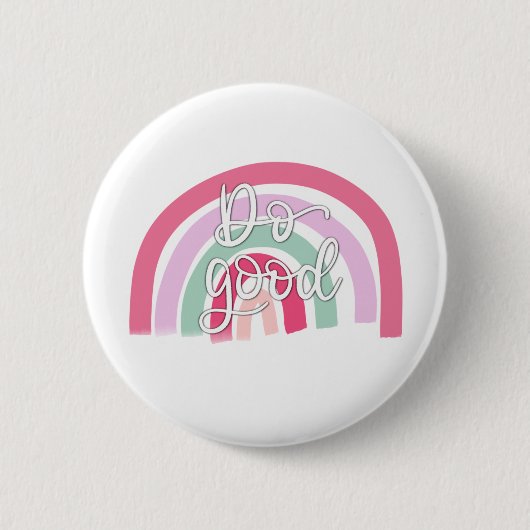 Gute Regenbogen Button (Vorderseite)