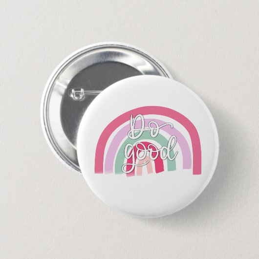 Gute Regenbogen Button (Vorne & Hinten)