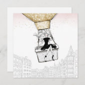 Gute Reise! Feiertagskarte (Vorne/Hinten)