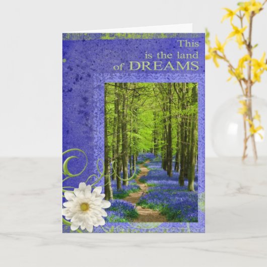 Gute Reise. Karte (Gelbe Blume)