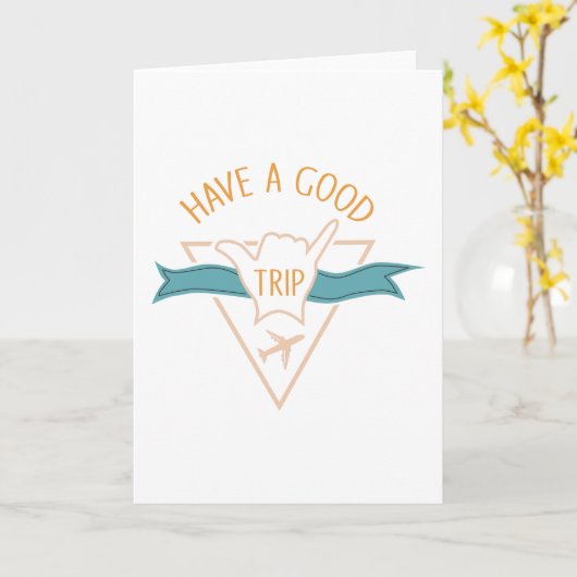 Gute Reise Karte (Gelbe Blume)