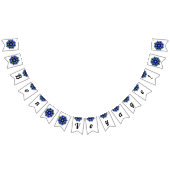 Gute Reise! Mandala in dunkelblau Wimpelkette (Alle)