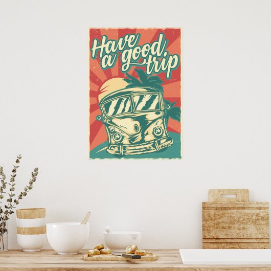 Gute Reise Poster (Küche)