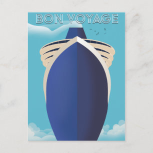 Gute Reise Postkarte