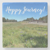 Gute Reise! Steinuntersetzer (Vorderseite)