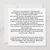 Gute Schäferhirtenkarte (Rückseite)