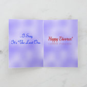 Gute Scheidung! Karte (Innenseite)