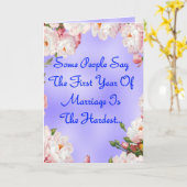 Gute Scheidung! Karte (Gelbe Blume)