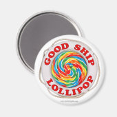 Gute Schiff Lollipop ... Magnet (Vorderseite/Rückseite)