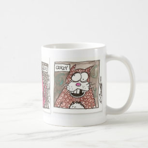 gute, schlechte, verrückte Katzen-Tasse Kaffeetasse