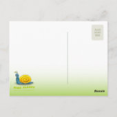 Gute Schnecke | Hi Postkarte (Rückseite)