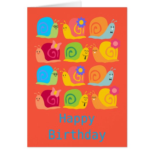 Gute Schnecken niedliche Schnecken (Vorne)