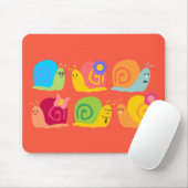 Gute Schnecken niedliche Schnecken Mousepad (Mit Mouse)