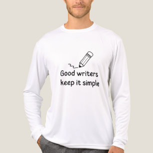 Gute Schriftsteller behielt es einfach Tri-Blend Shirt