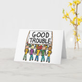 Gute Schwierigkeiten Karte (Gelbe Blume)