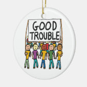 Gute Schwierigkeiten Keramik Ornament (Links)