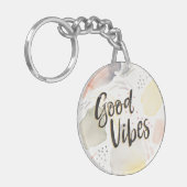 Gute Schwingungen der Wiesen-Brisen-III | Schlüsselanhänger (Vorderseite links)