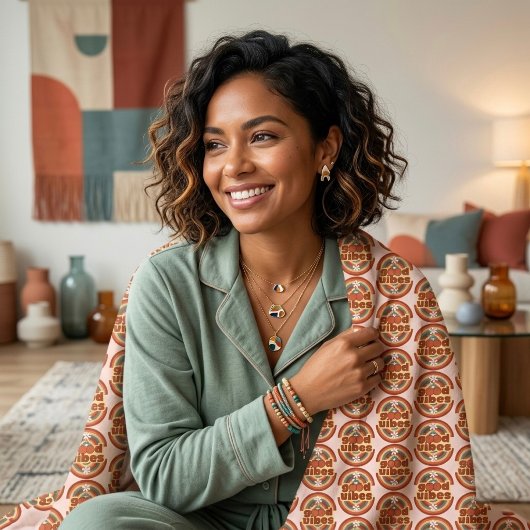 Gute Schwingungen Fleecedecke