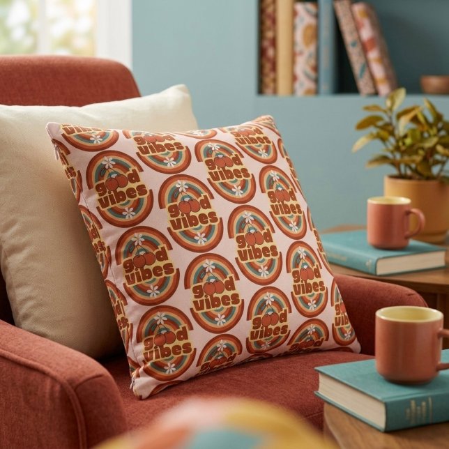 Gute Schwingungen Kissen (Von Creator hochgeladen)