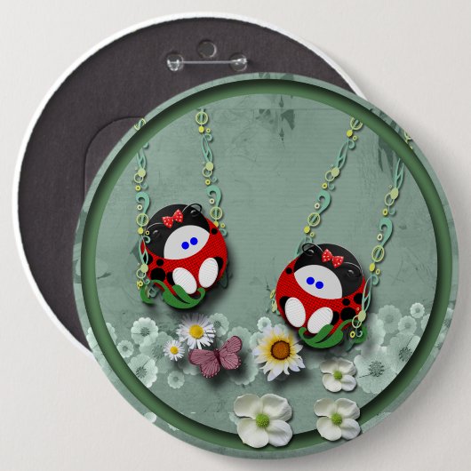 Gute Schwingzeit Button (Vorne & Hinten)