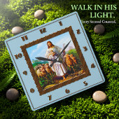 Gute Shepherd Square-Uhr Quadratische Wanduhr