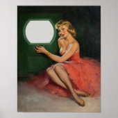 Gute Sicht 1950 Pinup Poster (Vorne)