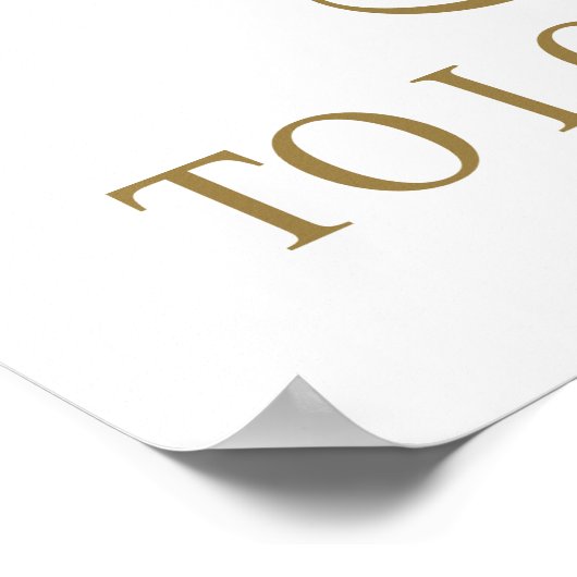 Gute Sicht 90. Geburtstag Poster (Ecke)