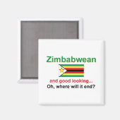 Gute Sicht auf Simbabwe Magnet (Vorderseite/Rückseite)