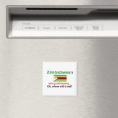 Gute Sicht auf Simbabwe Magnet (In Situ (Geschirrspüler))