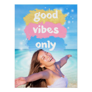 Gute Sicht nur Inspiration Beach Poster
