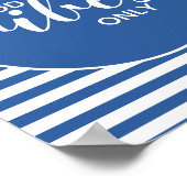 Gute Sicht nur Motivierend inspirierendes Zitat Poster (Ecke)