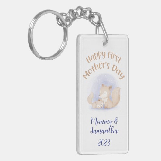 Gute Sitte für die erste Mutter Schlüsselanhänger (Vorderseite links)