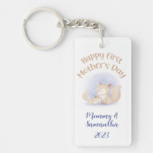 Gute Sitte für die erste Mutter Schlüsselanhänger (Vorderseite)