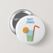 Gute Sommertaste mit Cocktail Button (Vorne & Hinten)