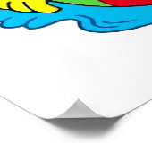 Gute Sonne im Pool Poster (Ecke)