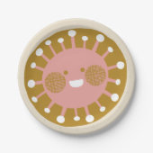 Gute Sonne Pappteller (Vorderseite)